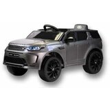 Dečiji auto land rover discovery sa kožnim sedištem i mekim gumama na akumulator - sivi