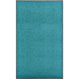 vidaXL Pralni predpražnik cyan moder 90x150 cm Cene