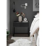 Livetastic nočna omarica, črna, barve grafita | Shoptok.si