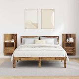 Ormarić za krevet Zidne 2 pcs Staro drvo 48.5 x 32.5 x 80 cm | shoptok.hr