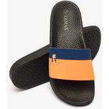 Resti Royalfashion Orange and navy blue women's rubber flip-flops Lierigs | Shoptok.si