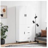 vidaXL Visoka komoda bijela 69 5x34x180 cm konstruirano drvo | shoptok.hr