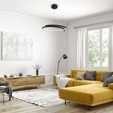 LED luster na sajli LORENZO LED/35W/230V crna | Eponuda.com
