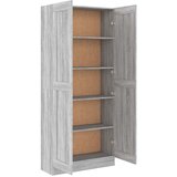  Noćni ormarić siva boja hrasta 82,5 x 30,5 x 185,5 cm drveni | shoptok.hr