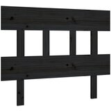 Maison Chic posteljno vzglavje - vzglavna omarica - nočna omarica črno 93,5x3x81 cm trdna borovina, (21705994) | Shoptok.si