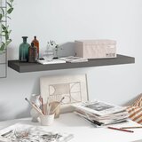 vidaXL Plutajuća zidna polica visoki sjaj siva 80 x 23,5 x 3,8 cm MDF Cijene