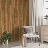  Zidne ploče s izgledom drva smeđe od PVC-a 2 06 m² | shoptok.hr