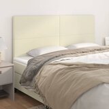  Uzglavlje krem boje 180x5x118/128 cm umjetna koža | shoptok.hr