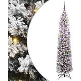 vidaXL Umestno božično drevo Zelena 210 cm PVC in Jeklo in Plastika | Shoptok.si