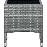  Vrtni stol sivi 40 x 40 x 45 cm od poliratana | shoptok.hr