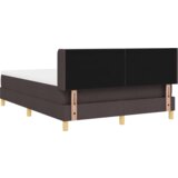  Postelja z vzmetnico Temno rjava 200 x 160 cm Poliester, (5000127667) | Shoptok.si