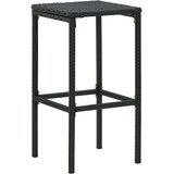  7-dijelni vrtni barski set s jastucima crni | shoptok.hr