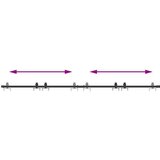 vidaXL Komplet drsnih vrat omarice 213 cm ogljikovo jeklo | Shoptok.si
