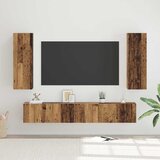 vidaXL Komplet TV omaric s polico 4 pcs Star les 30.5 x 30 x 90 cm Cene