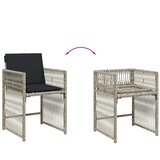  15-dijelni vrtni blagovaonski set s jastucima svijetlosivi | shoptok.hr