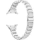 INF eleganten jeklen trojni zapestni trak, združljiv s samsung galaxy Watch8/8 classic silver, (5000116459) | Shoptok.si