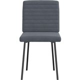  Jedilni stoli 4 kosi temno siv žamet | Shoptok.si
