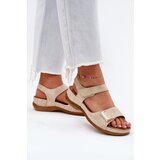 EVENTO Comfortable Women's Wedge Sandals Beige Sadevale | Shoptok.si
