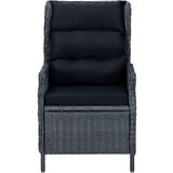  Vrtna jedilna garnitura 3-delna temno siva, (20672490) | Shoptok.si