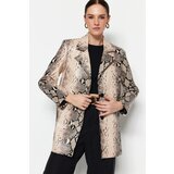Trendyol Winter Jacket - Beige - Double-breasted | shoptok.hr