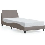  Okvir za krevet s uzglavljem smeđesivi 80x200 cm od tkanine | shoptok.hr