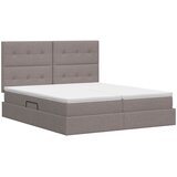  s od storage s uzglavljem Sivosmeđa 200 x 200 cm Tkanina | shoptok.hr