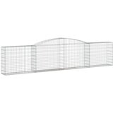  Obokane gabion košare 25 kosov 400x30x80/100 cm cinkano železo, (21000500) | Shoptok.si