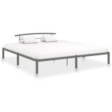vidaXL Posteljni okvir siv kovinski 200x200 cm Cene