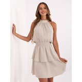 Italy Moda Dress-MI-SK-92166.71P-beige | shoptok.hr