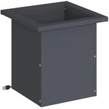  Vrtna posuda za sadnju s LED svjetlom Antracit 30 x 30 x 30 cm - Antracit 30 x 30 x 30 cm 1 | shoptok.hr