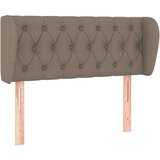  Vzglavje z ušesi taupe 93x23x78/88 cm blago, (20738214) | Shoptok.si