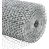 vidaXL zavarena žičana ograda sa 7 flanširanim stupovima 1.6x10 m pocinčani čelik | shoptok.hr