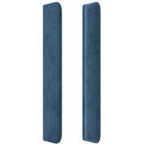  Uzglavlje tamnoplavo 147x16x118/128 cm baršunasto | shoptok.hr