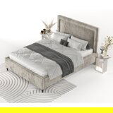 Maison de Rêve Bež tapecirani bračni krevet s prostorom za odlaganje s podnicom 180x200 cm Baleine – | shoptok.hr