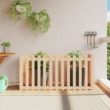 vidaXL Vrtna visoka greda z ograjico 150x50x70 cm trdna borovina Cene