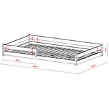  Drveni dječji krevet Zofia - 200x120 cm - maslinasto zeleni | shoptok.hr
