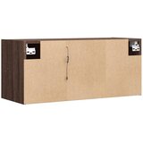  Zidni TV ormarić LED smeđa boja hrasta 80x31x35 cm | shoptok.hr