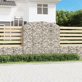 vidaXL Gabionska košara s lukom200x50x180/200 cm pocinčano željezo | shoptok.hr