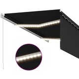 Tenda na ručno uvlačenje s roletom LED 3 x 2,5 m antracit | Eponuda.com