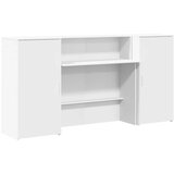 Recepcijski stol bijeli 200x50x103,5 cm od konstruiranog drva | shoptok.hr