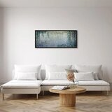  Slika - Claude Monet – The Water Lilies – Clear Morning with Willows 100x40 U crnom drvenom okviru | shoptok.hr