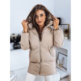 DStreet Kurtka damska pikowana LETLIS beżowa | Shoptok.si