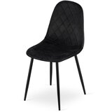  Set od 3 ASTI stolca – crni baršun | shoptok.hr