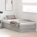 Krevet s ladicama Siva Sonoma 70 x 190 cm Konstruirano drvo | Eponuda.ba