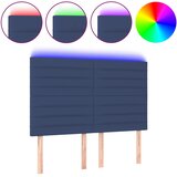  LED uzglavlje plavo 144x5x118/128 cm od tkanine | shoptok.hr
