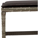  11-dijelni vrtni blagovaonski set s jastucima poliratan sivi | shoptok.hr