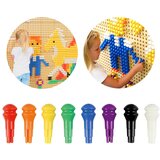  Masterkidz set čavlića za ploču 512 kom. - 8 boja | shoptok.hr