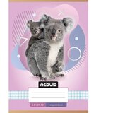 NEBULO Bilježnica s uzorkom koala, kvadratići, A/5, 27-32 | shoptok.hr