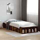 Maison Chic Posteljni okvir - Enojna postelja - Postelja za odrasle dimljeni hrast 75x190 cm inženirski les-J14347, (21765831) | Shoptok.si