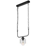  Luster na lancu MORGAN 1xE27/60W/230V crna/hrom | Eponuda.com